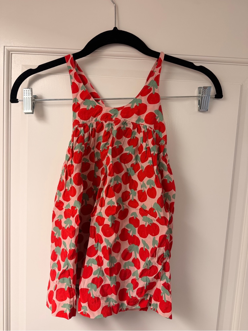 Stella McCartney Kids Red Tomato Print Sundress